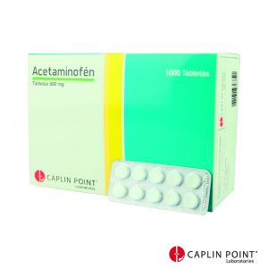 Acetaminofen 500 mg Tableta Caja 1000