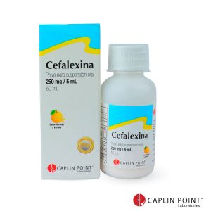 Cefalexina 250 mg /5ml Polvo Para Suspension Oral 60ml 