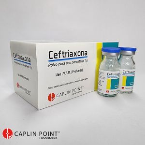 Ceftriaxona 1g Polvo para Solución Inyectable 