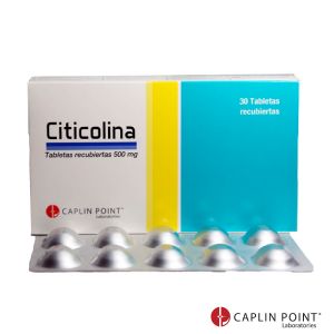 Citicolina 500mg Tabletas Recubiertas Caja x 30