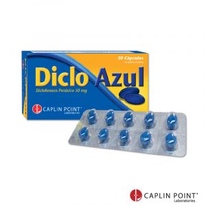 DICLO AZUL (Diclofenac Potasico  BP 50mg  Gel Capsula) Caja x 50