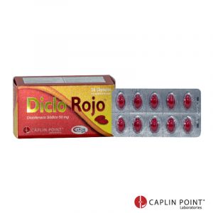 Diclo Rojo Capsulas 50mg (Diclofenac Sodico 50mg) Caja x 50