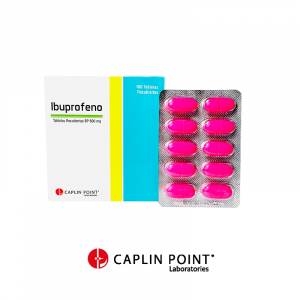 Ibuprofeno Tabletas Recubiertas BP 600 mg Caja x100