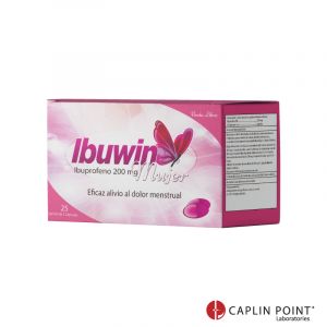 IBUWIN MUJER 200MG GEL CAPS Caja x50