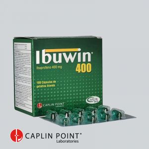 IBUWIN Caplin Point 400mg Capsulas de Gel Caja X 100