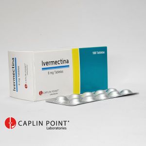 IVERMECTINA  Caplin Point Tableta 	6 mg caja x 100