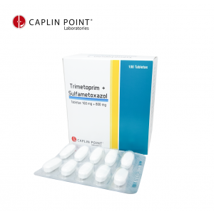 Trimetoprim + Sulfametoxazol 160mg X 800mg Tabletas Caja x100